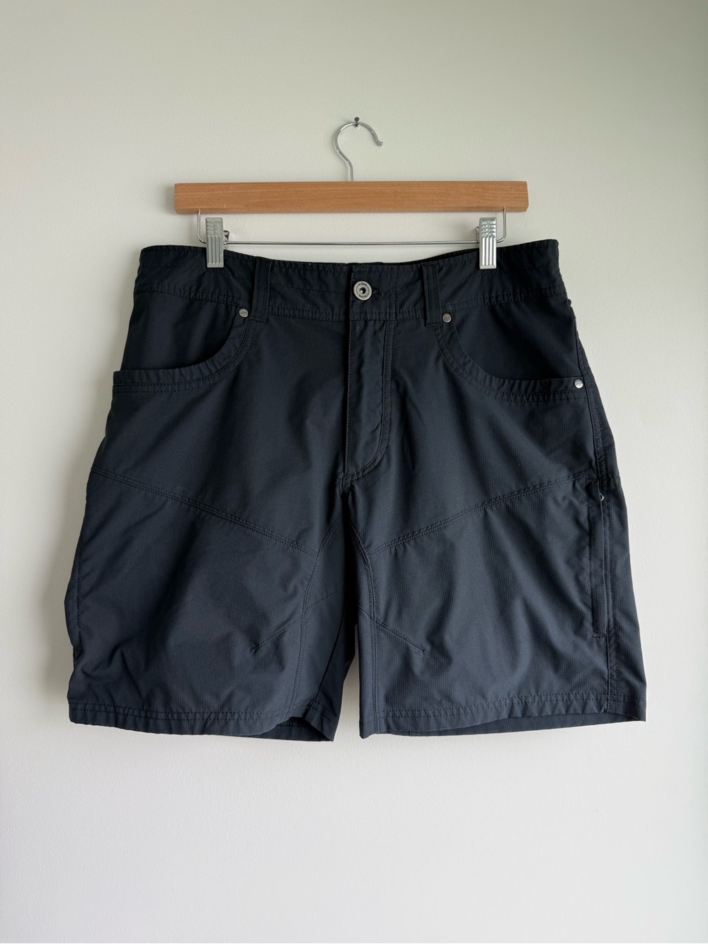 KÜHL Silencr Kargo Shorts Men 34 Black 8” Hiking Outdoor 5230